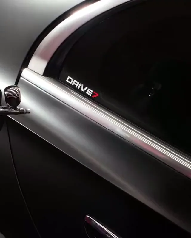A glossy car after nano ceramic protection